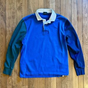 J. Crew Rugby Polo | Small | Blue & Green